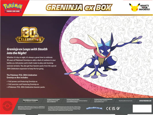 Pokémon - ME05.5 30th Anniversary Greninja EX Box