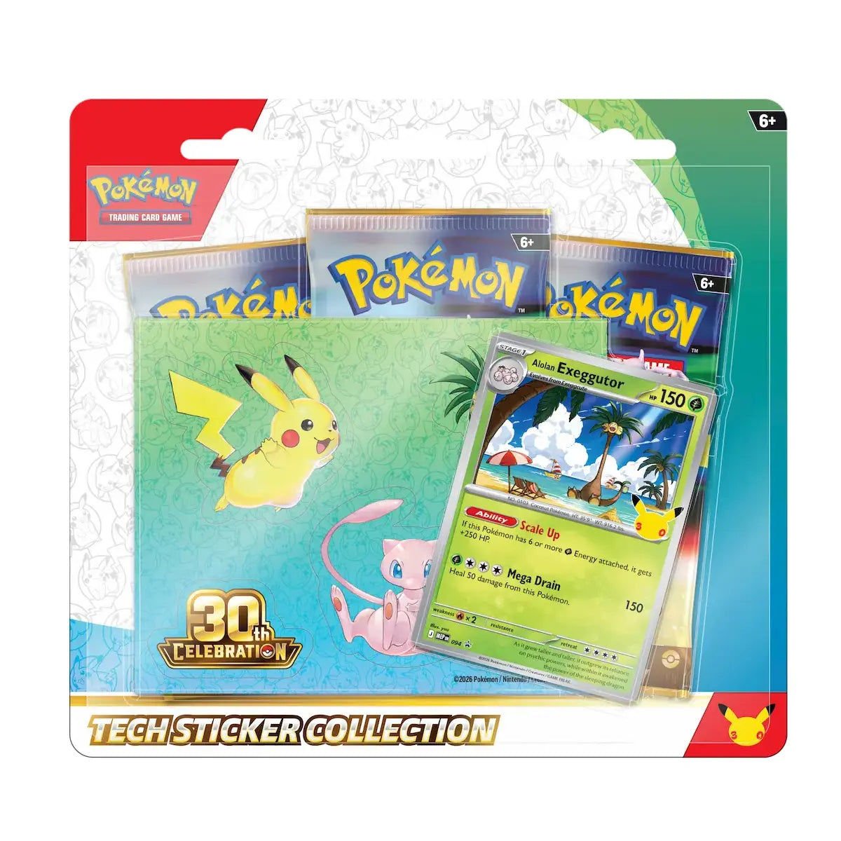 30TH ANNIVERSARY BUNDEL: 1x Booster Bundle & 2x Tech Sticker Collection