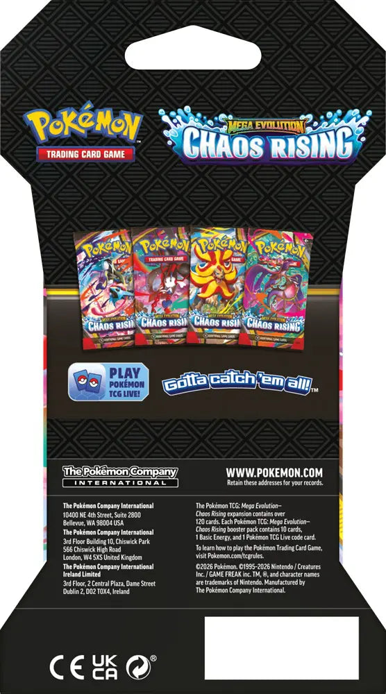 Pokémon - ME04 Chaos Rising Sleeved Booster