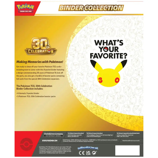 Pokémon - ME05.5 30th Anniversary Binder Collection