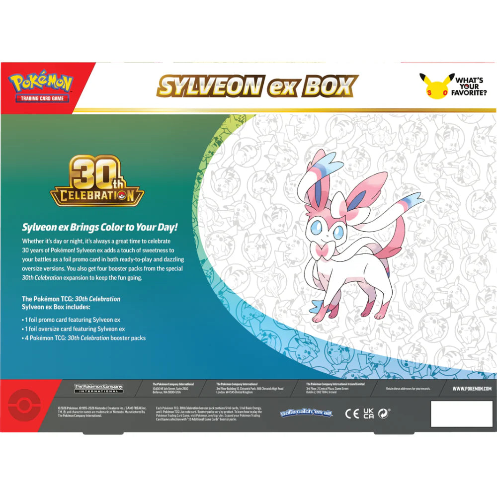 Pokémon - ME05.5 30th Anniversary Sylveon EX Box