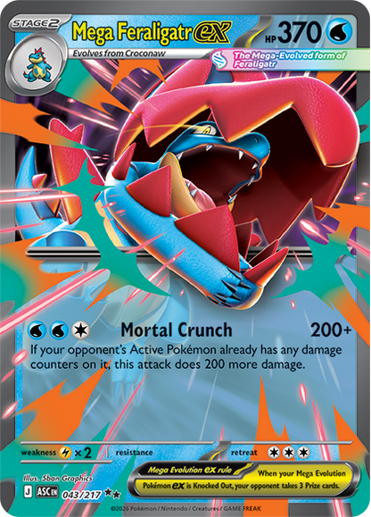 Pokémon - ME02.5 Ascended Heroes Mega Feraligatr EX Box