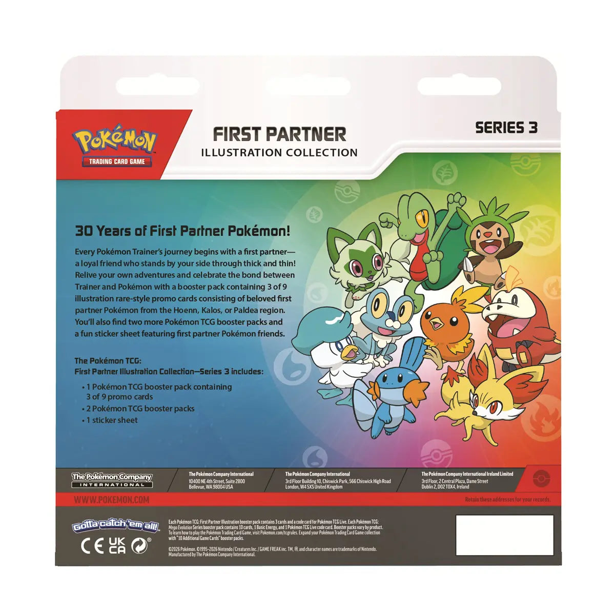 Pokémon - First Partner Illustration Collection 3