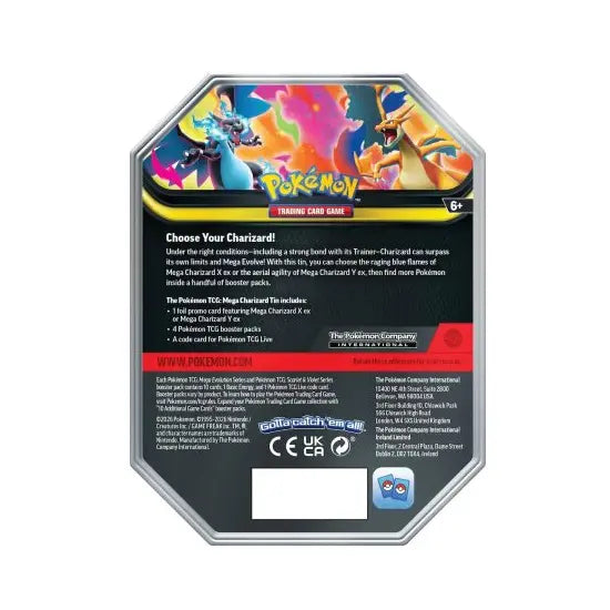 Pokémon - Mega Charizard EX Tin