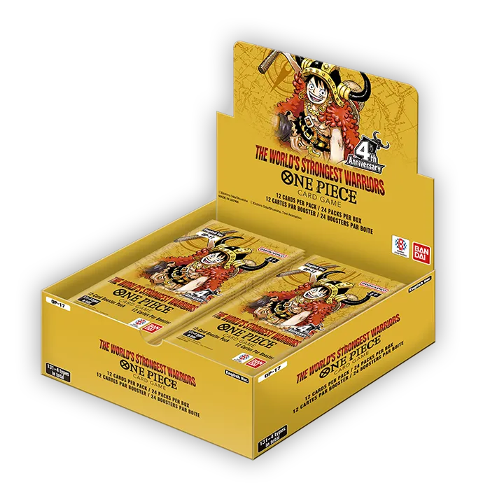 One Piece - OP17 The World's Strongest Warriors Booster Display