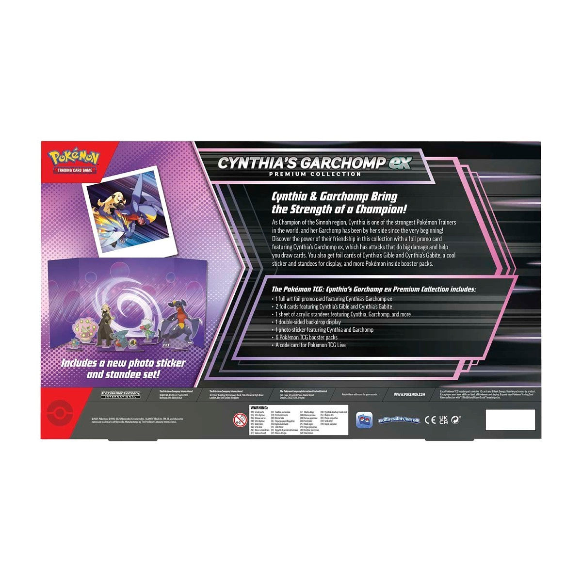 Pokmon - Cynthia's Garchomp EX Premium Collection CAPTURE CARDS Pokmon - Cynthia's Garchomp EX Premium Collection CAPTURE CARDS