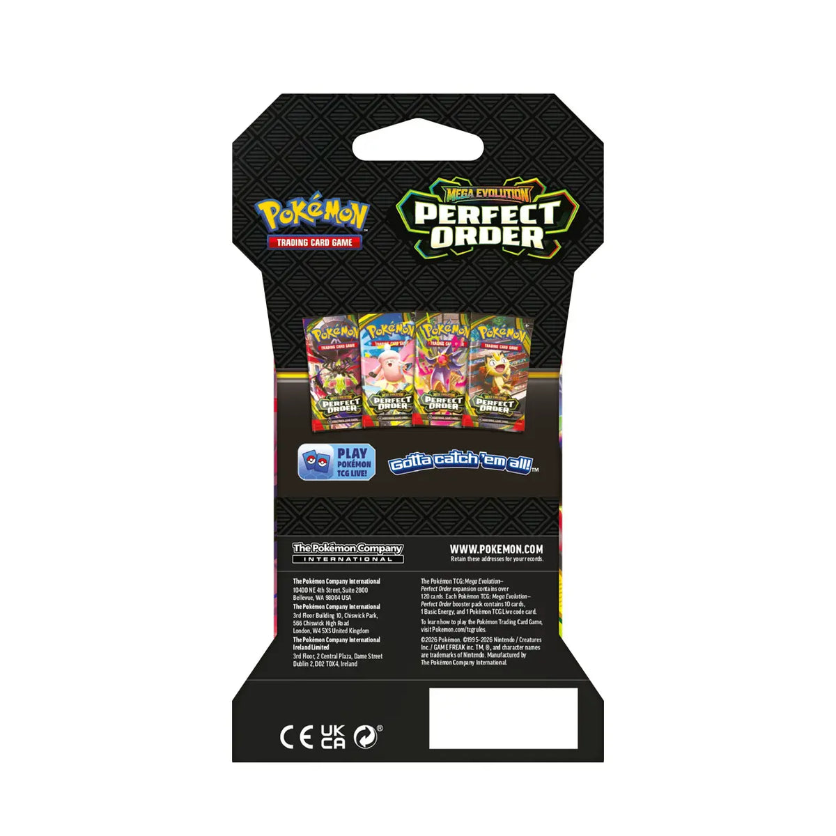 Pokémon - ME03 Perfect Order Sleeved Booster