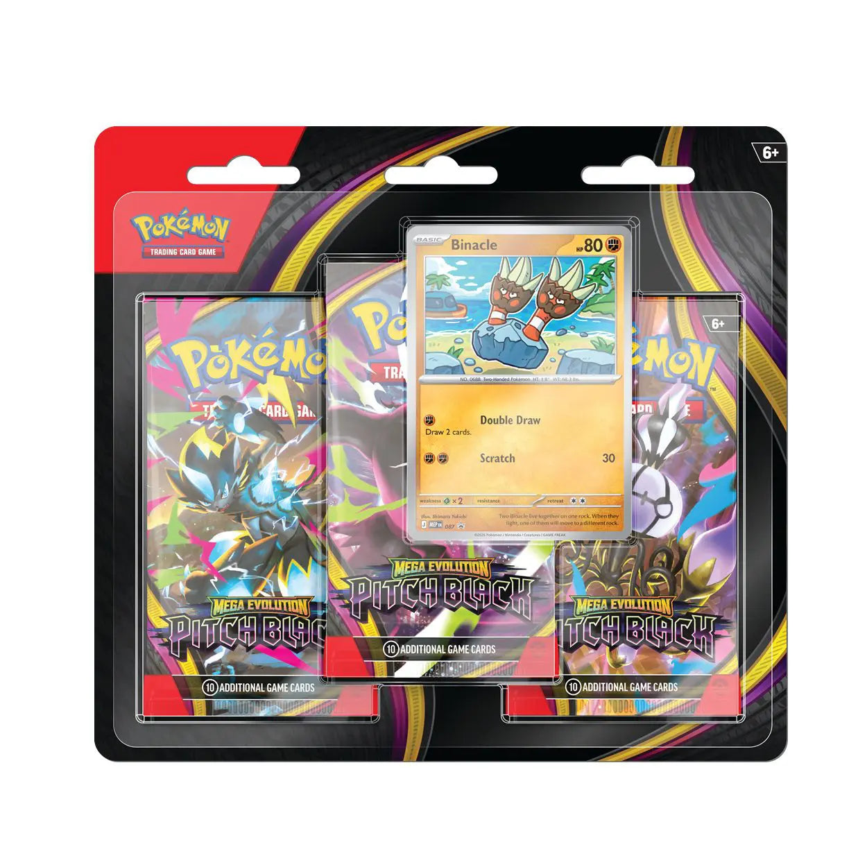 Pokémon - ME05 Pitch Black 3-Pack Blister