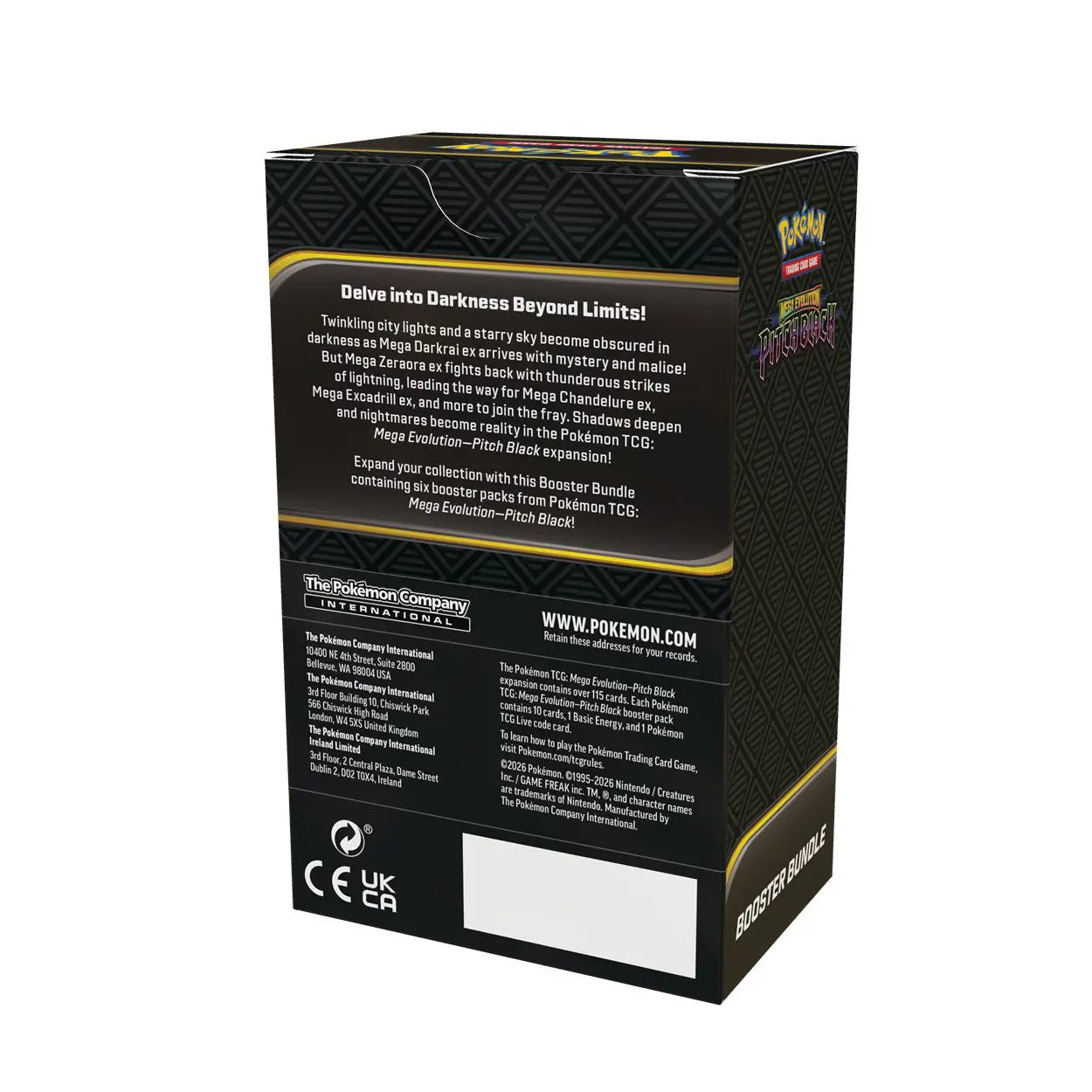 Pokémon - ME05 Pitch Black Booster Bundle