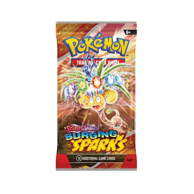 Pokmon - SV08 Surging Sparks Half Booster Box (18 packs) CAPTURE CARDS Pokmon - SV08 Surging Sparks Half Booster Box (18 packs) CAPTURE CARDS